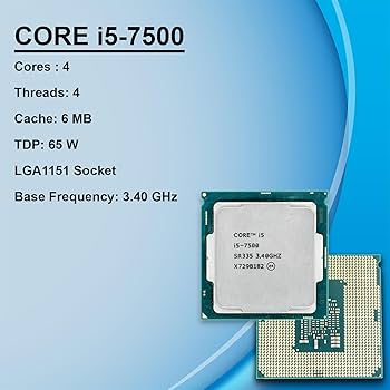 Amazon.in: Buy Core i5 7500 7th Gen, 3.4-3.8 GHz, LGA1151